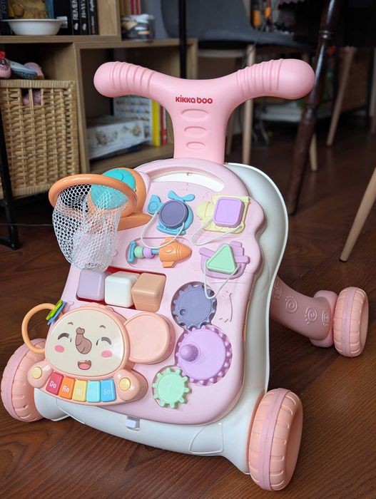Проходилка 2 в 1 Play & Grow Pink, Kikka Boo