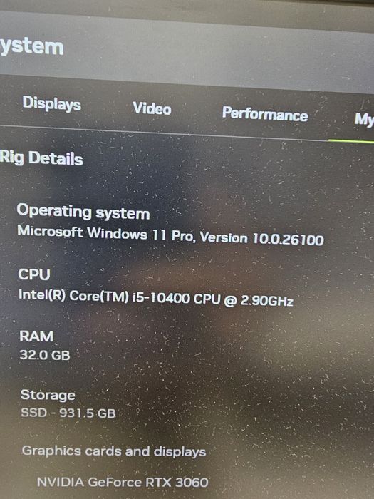 PC Gaming Zotac  i5 32gb RTX 3060 12gb 1TB SSD