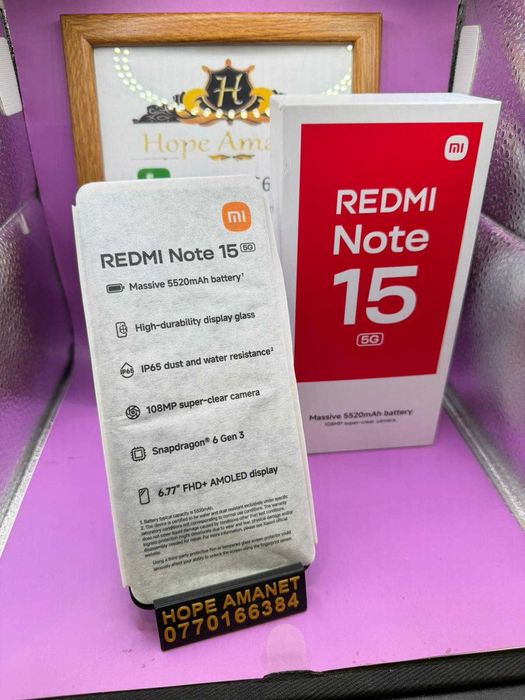HOPE AMANET P2-Redmi note 15 desgilat de proba 256 GB/8 RAM