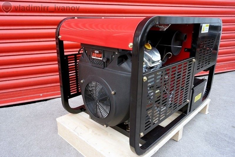 12.5 KVA Бензинови Генератори за Трифазен и Монофазен ток с ел. старт