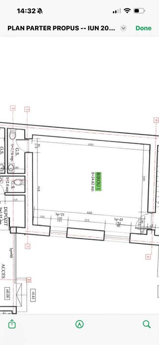 Spatiu comercial, parter, 37 MP, George Cosbuc, nr.40.