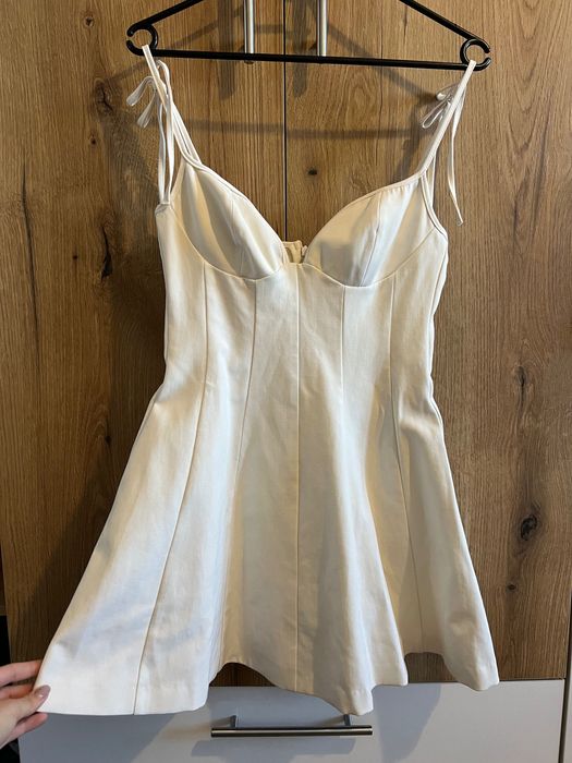 ZARA Къса рокля с връзки