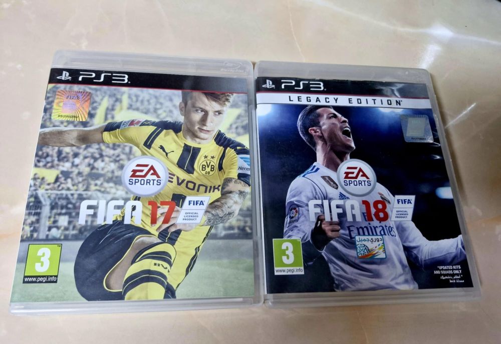 FIFA 19 150/FIFA 18 legacy edition 100lei/FIFA 17 70lei  PS 3