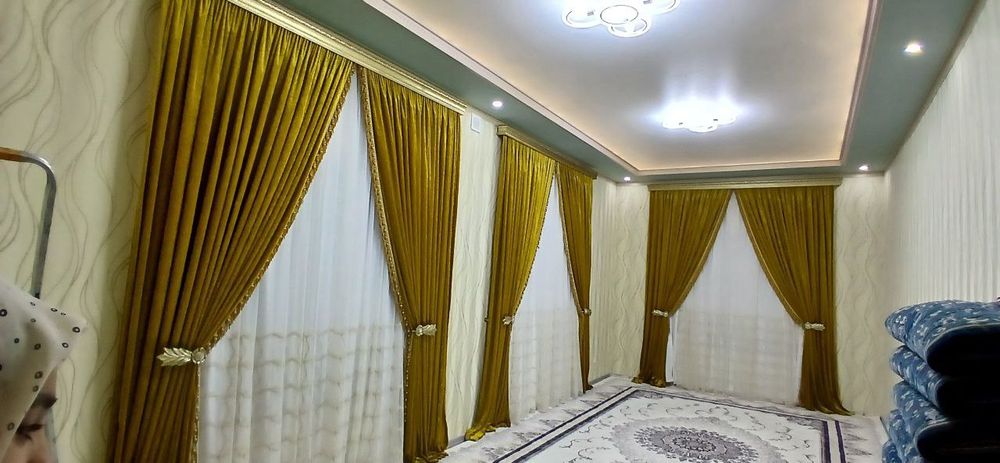 PARDA tikamiz so'nggi uslubdagi elita pardalar va dasturxonlar