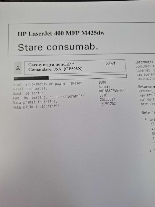Multifunctional Laserjet HP M425dw MFP, A4, Wireless, A4, duplex