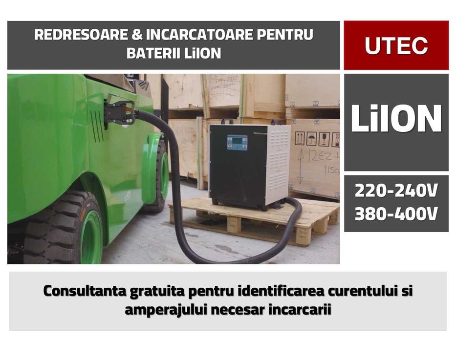 Încărcătoare si redresoare pt. baterii de stivuitoare si industriale