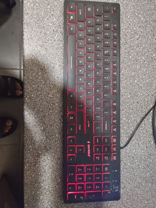 Tastatură Gembird cu 3 culori