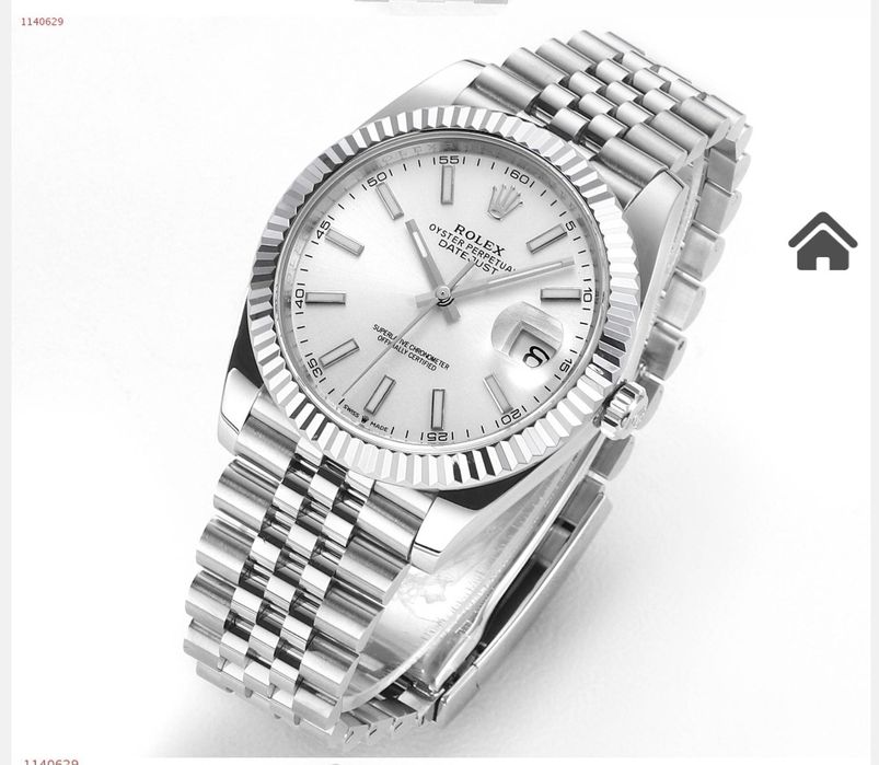 Rolex Datejust  Silver Dial, Jubilee
