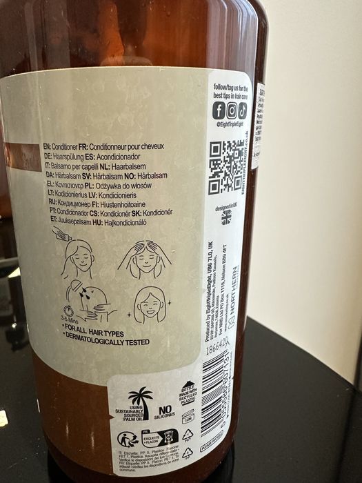 Balsam de par cu ulei de argan, 1 litru