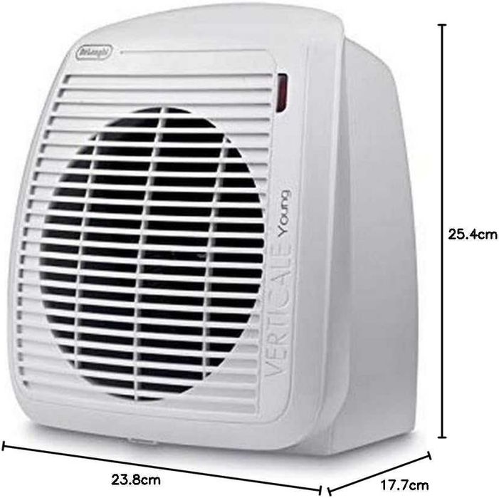 Вентилаторна печка DeLonghi Young HVY1020, 2000W, 60m3