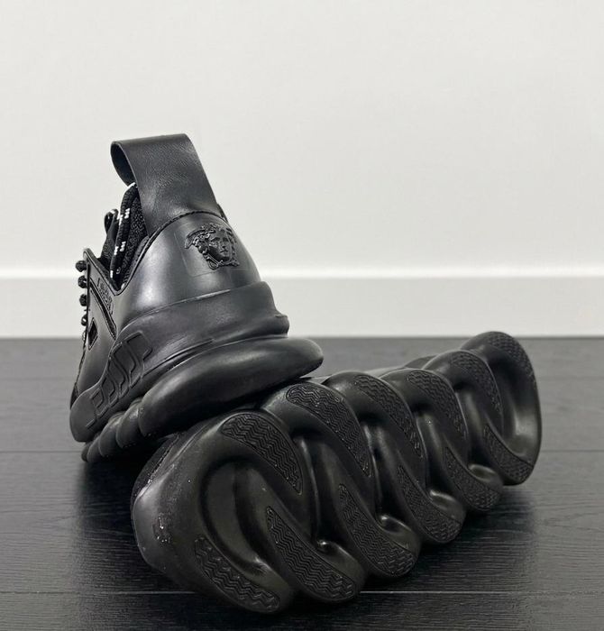 Adidasi Versace Chain Negru