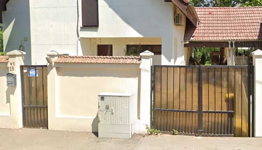 Porti metalice deschidere dubla, 3m x 2m si o poartă intrare 1m x 2m