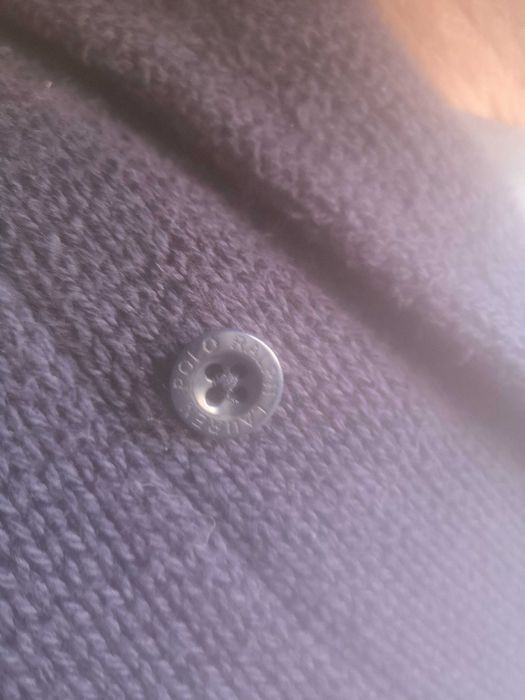 Ralph Lauren RL мъжки пуловер тъмно син памучен  с шал яка