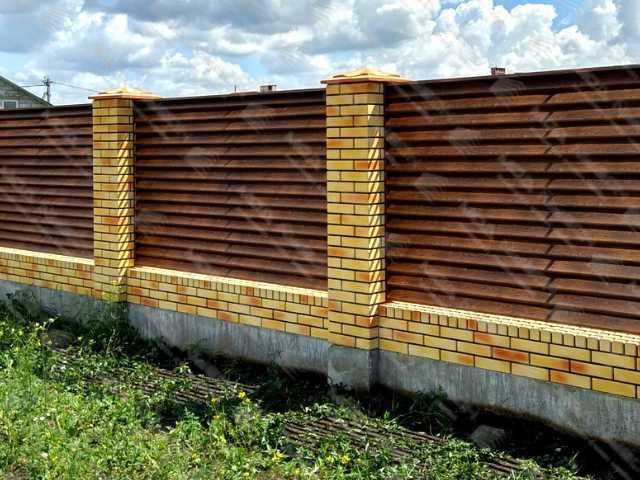 Забор жалюзи еврозабор