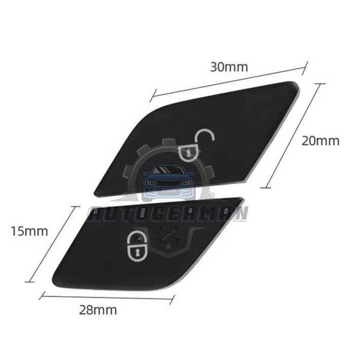 Копче за отключване и заключване на вратата Дясна за Мерцедес