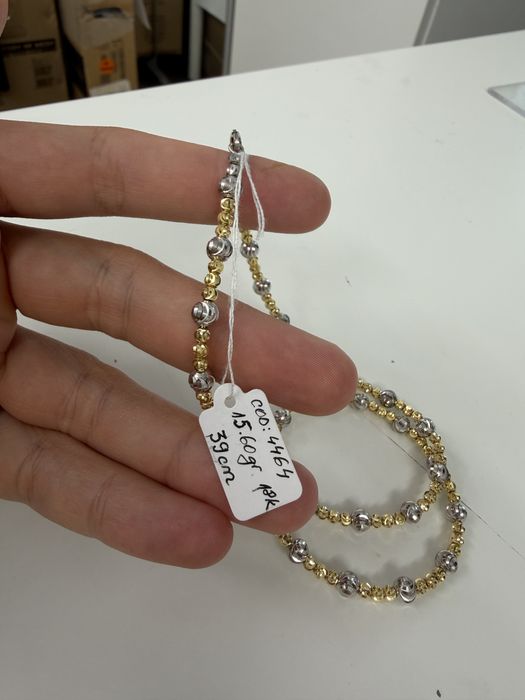 Lant dama bilute aur 18k 15,60gr cod unic 4464