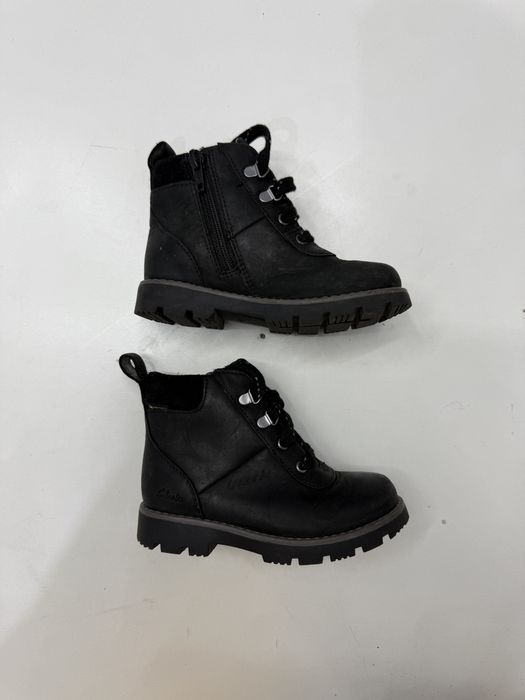 Ghete piele copii impermeabile Clarks