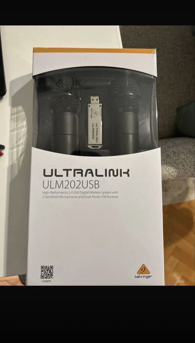 set de microfoane wireless digitale Behringer Ultralink ULM202USB