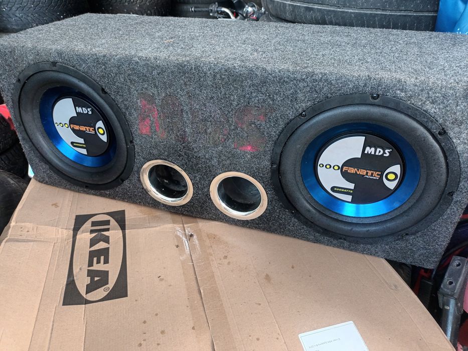 Басс каса MDS + JBL усилвател