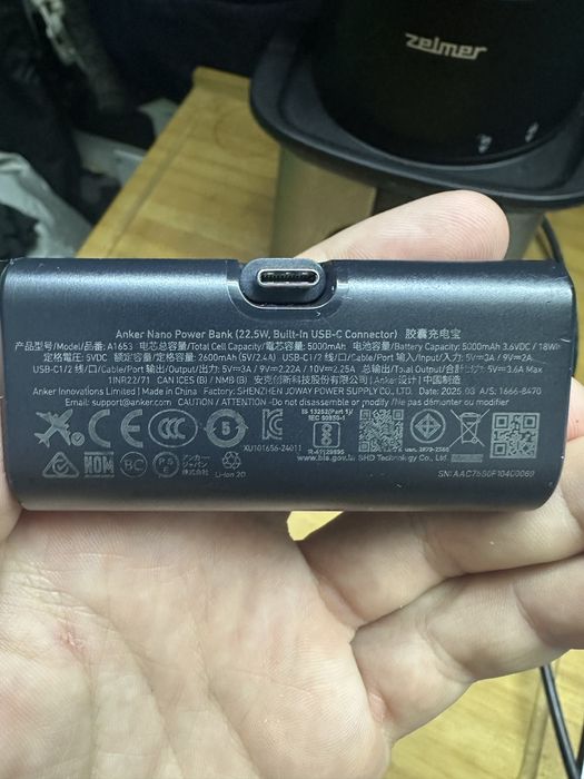 Baterie externa Anker 5000mAh/18wh USB C