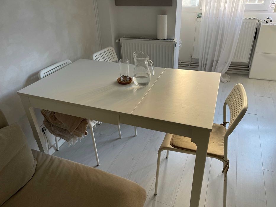 Masă extensibilă IKEA Ekedalen, dimensiuni 80/120x70 cm