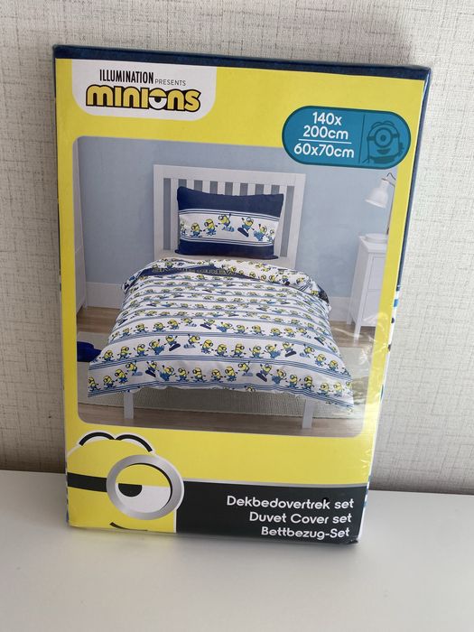 Спален комплект Minions Skate Crew 140×200см, 60х70см от две части