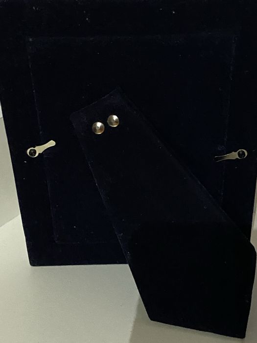 Шкатулка и рамка, серебро, винтаж