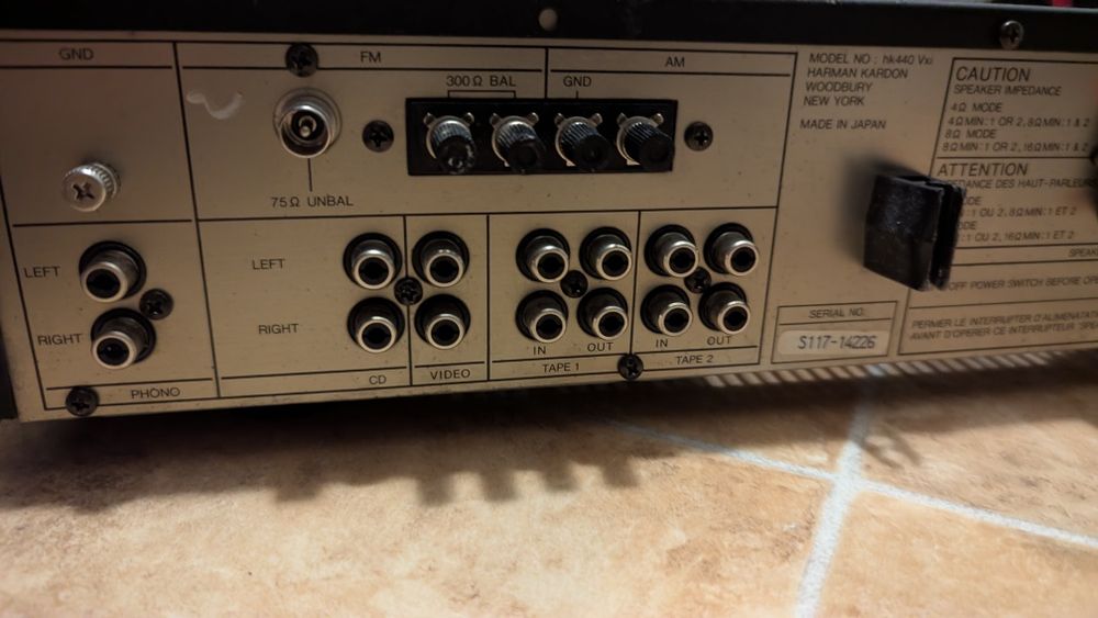 Amplituner Harman Kardon HK 440 Vxi musik