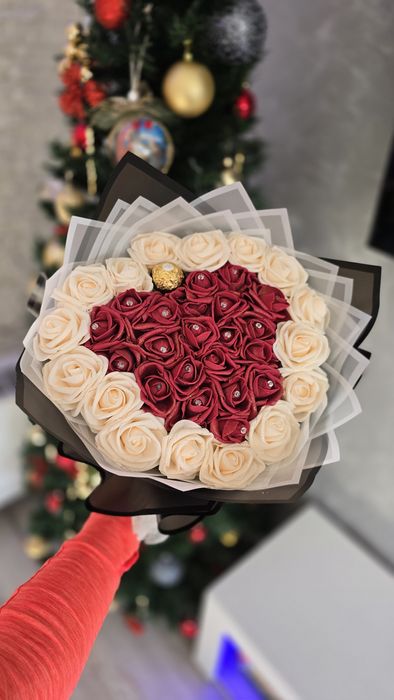 Вечен букет от рози