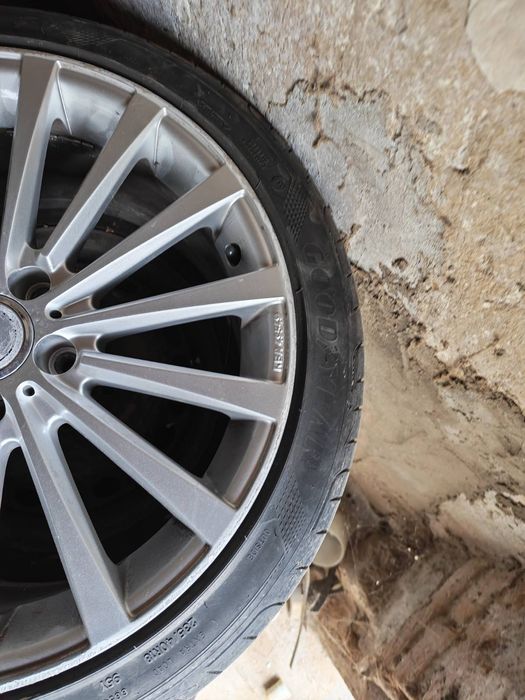 Джанти Borbet 5x112 et 35 j8.5  18цола с гумиGoodyear  Eagle f1