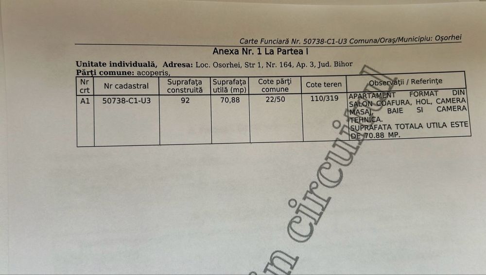 Spatiu comercial Osorhei