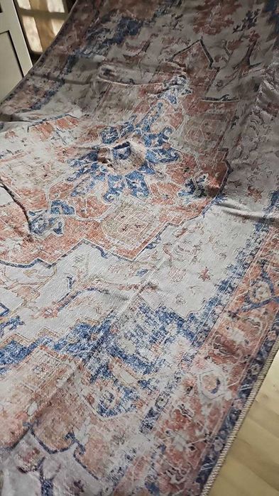 TOPICK Килимче за врата 150 x 90 см, перещ се, супер тънък