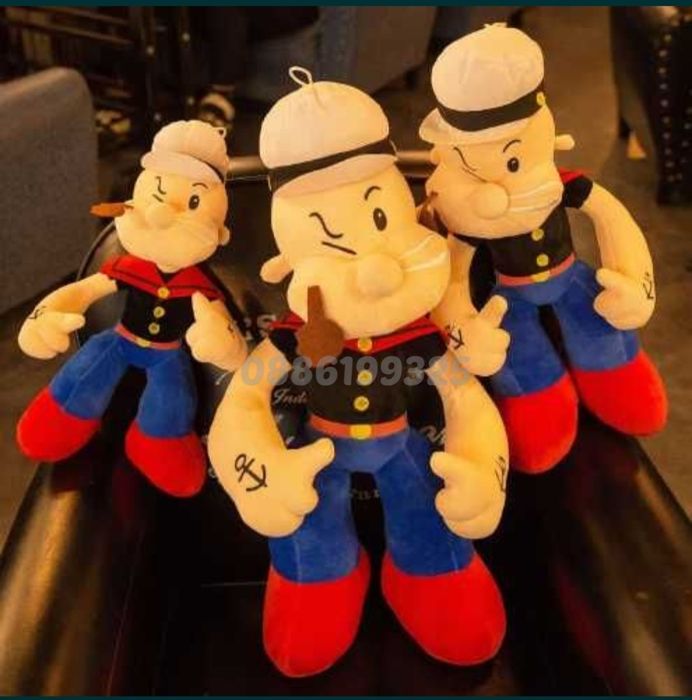 Плюшена играчка Попай Моряка Popeye, 70см
