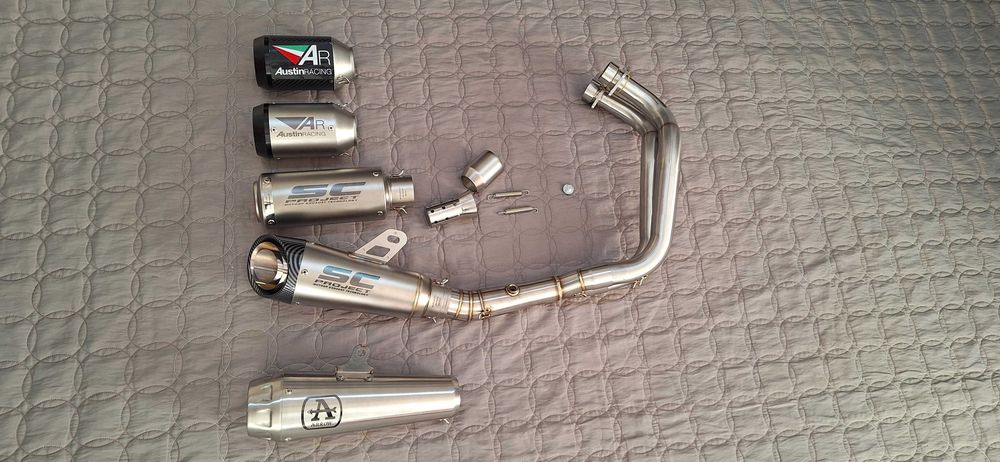 Evacuare esapament complet pentru Yamaha MT-07 FZ07 anul 2014-2024