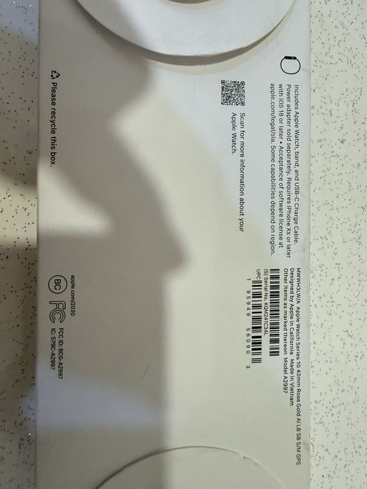 Apple iwatch 10 серия 42мм rose gold