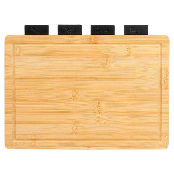 Комплект дъски за рязане от бамбук, 5 части