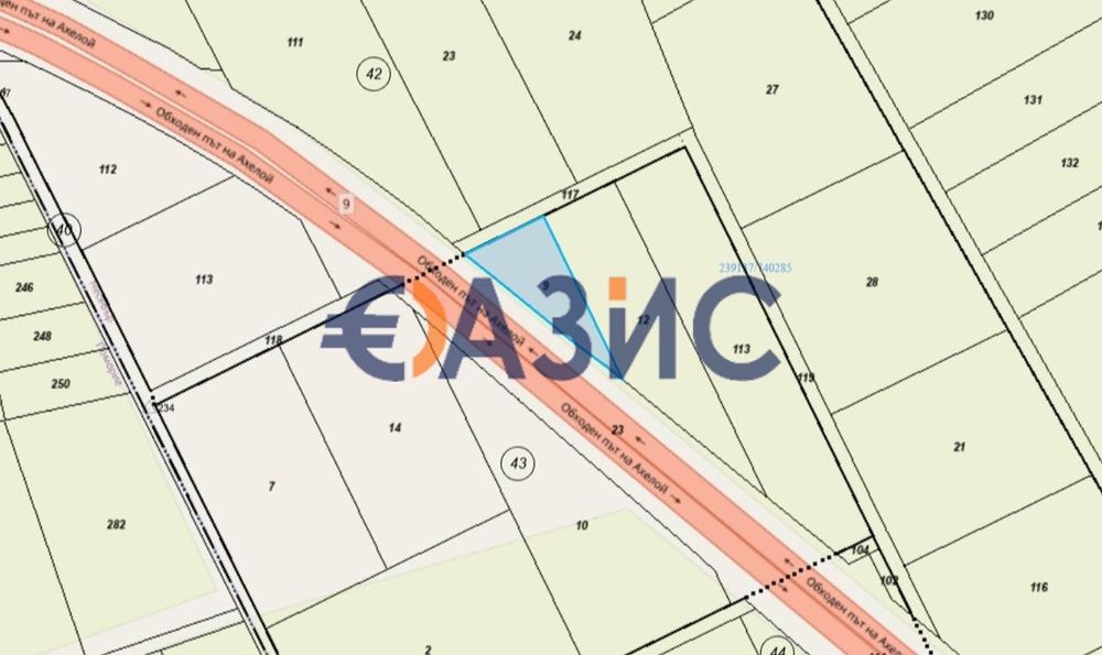 Парцел Земеделска земя, 1359 кв. м, с. Равда, Общ. Несебър, България,