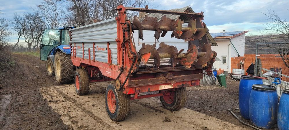 KRONE Remorca de imprastiat gunoi 8 t