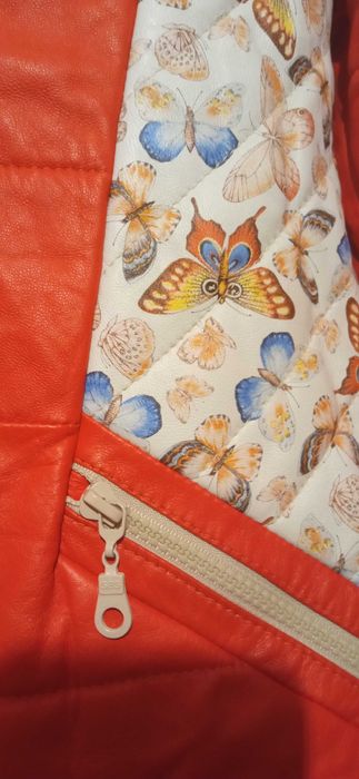 Haină din piele naturală, fetiță