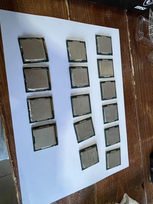 Lot 15 procesoare intel gen2 gen4 gen6 perfect functionale