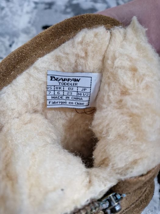 Ghete de iarna Bearpaw din piele intoarsa Emma (ugg)