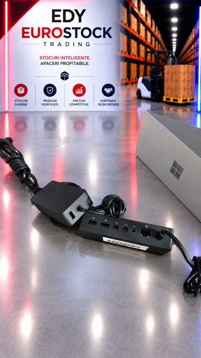 Tableta Microsoft Surface Pro 7, Ecran tactil de 12,3", i7-1065G7, 16 GB RAM, SSD 256 GB + Tastatura +Surface Dock