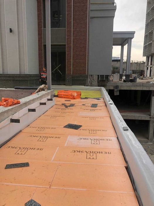 ПВХ мембрана, Гидроизоляция\ Ремонт крыши\ Хайтек\Монтаж Гидроизоляции