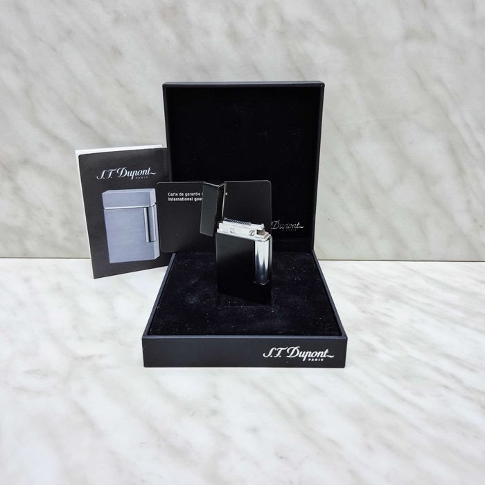 Bricheta S.T.Dupont Ligne 8 Matt Black Zeus Amanet Militari 34921