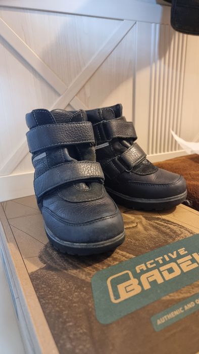 Кожанные ботиночки зима