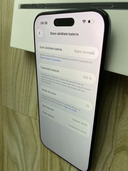 iPhone 17 Air , ca NOU , 100% Bateria , Garantie