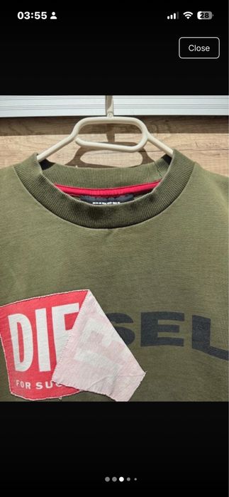 Bluza originala diesel marime s fit m unisex
