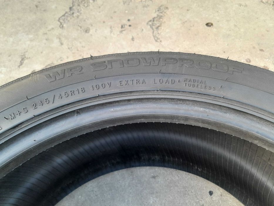 O anvelopa iarna 245 45 18 nokian WR snowproof profil 8 mm dot 2020