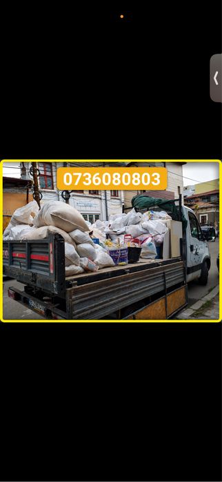 Transport moloz mobila veche debarasam
