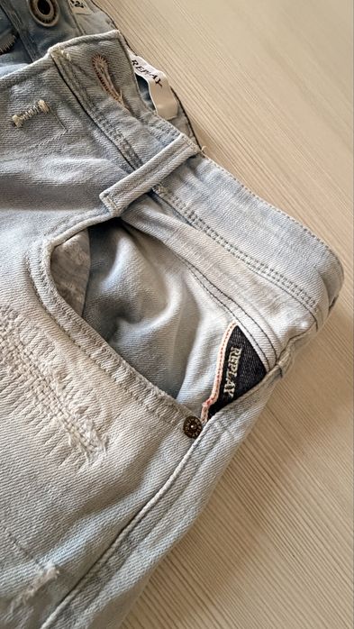 Мъжки дънки Replay Slim Fit размер 32